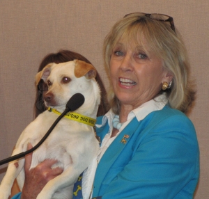 Diana Urban and dog